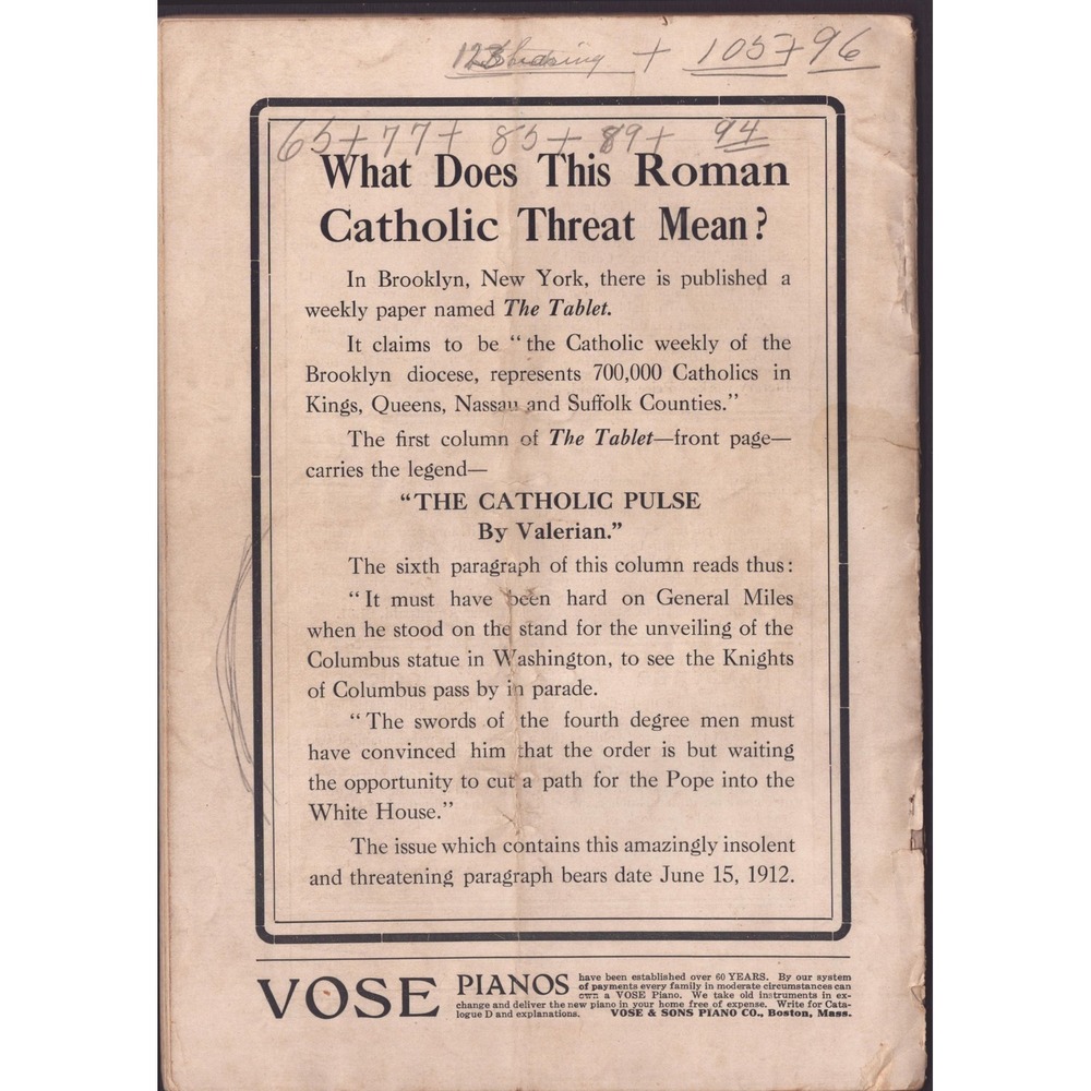 Watsons Magazine Vol XVI No 2 December 1912 Thomas E Watson Jeffersonian GA - Picture 2 of 2